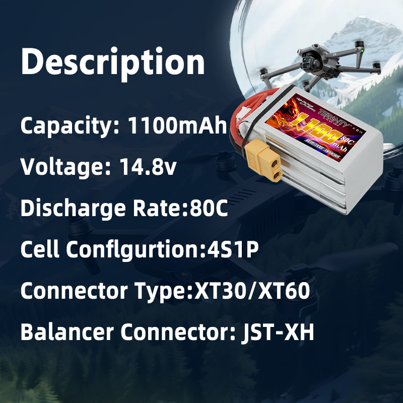 TERANTY 4S 1100mAh 80C/160C Li - огляд і ціна Rc Helicopter Parts