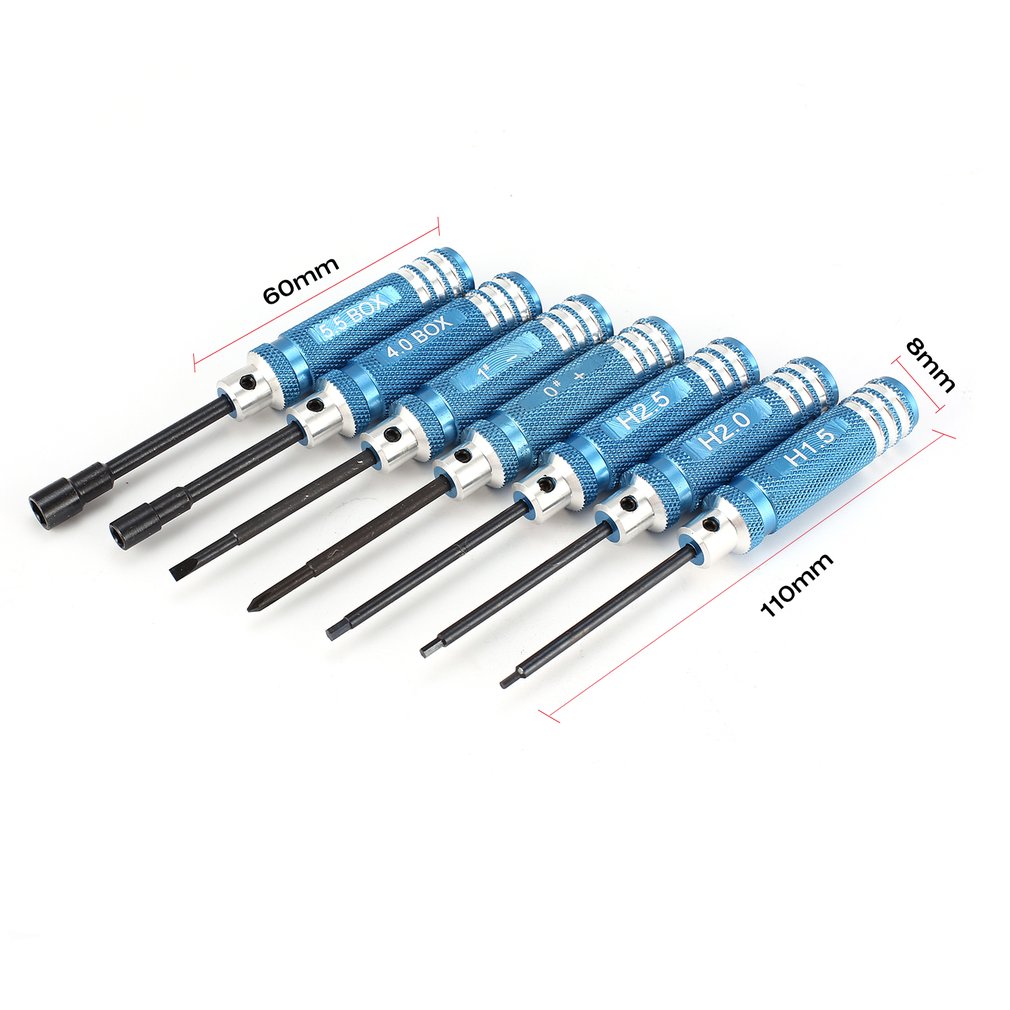YSIDO 7Pcs 1.5 2.0 2.5mm Hex S - огляд і ціна Rc Helicopter Tool Kit