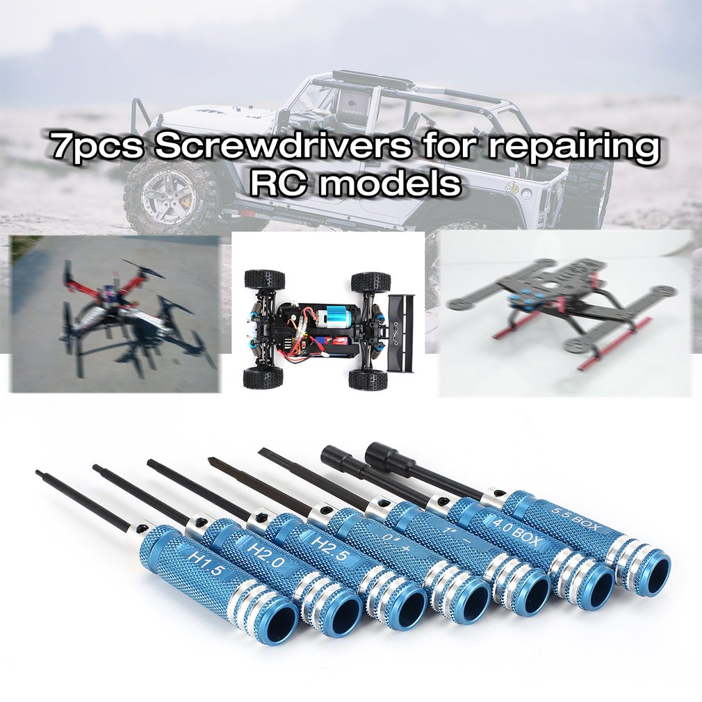 YSIDO 7Pcs 1.5 2.0 2.5mm Hex S - огляд і ціна Rc Helicopter Tool Kit